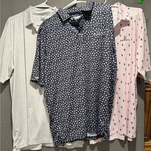 Straight Down Men's Patterned Polo Shirt Bundle.